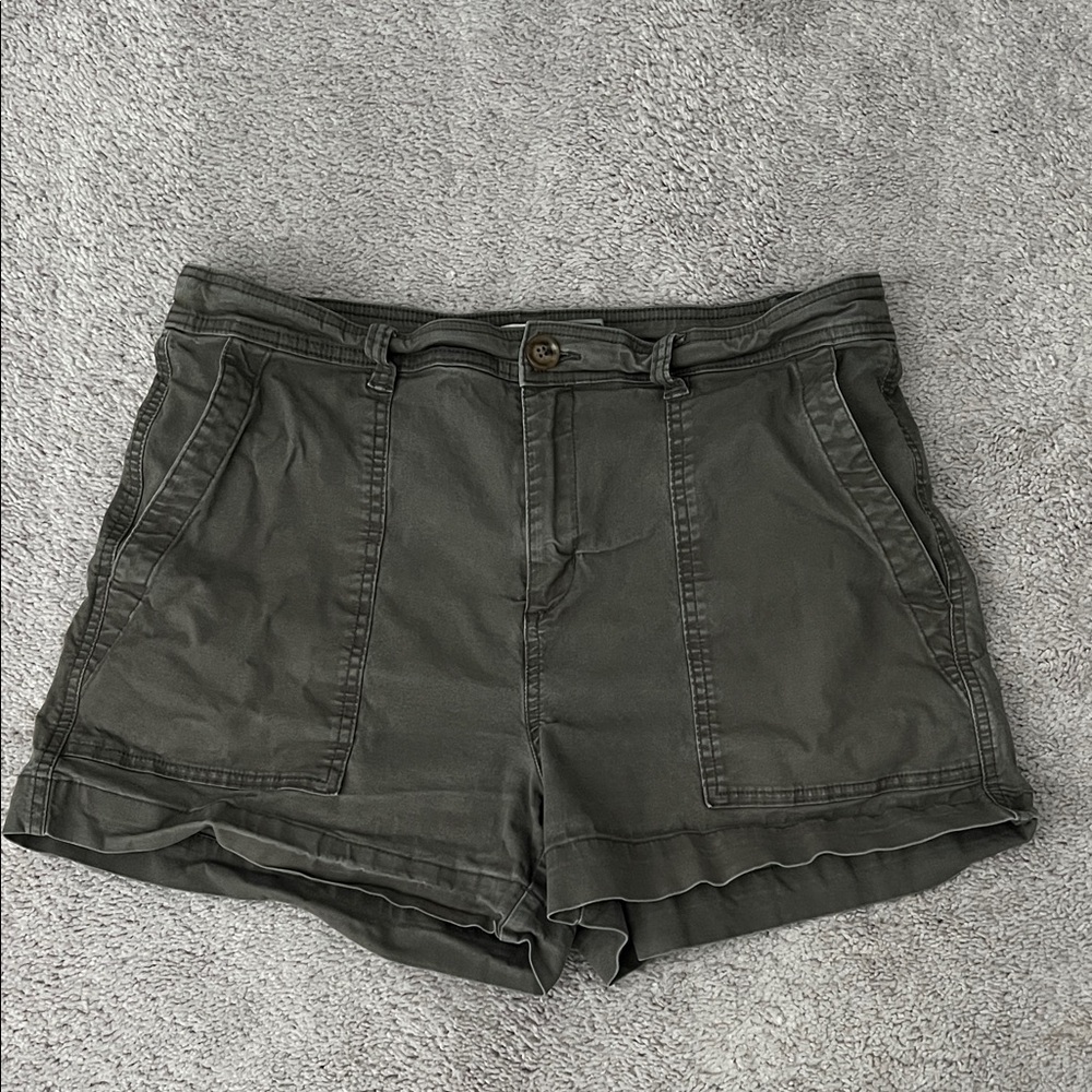 a new day Dark Green Women's Cargo Shorts